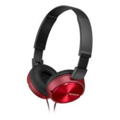 Sony MDR-ZX310 - Cuffie - dimensione completa - cablato - jack 3,5 mm - rosso